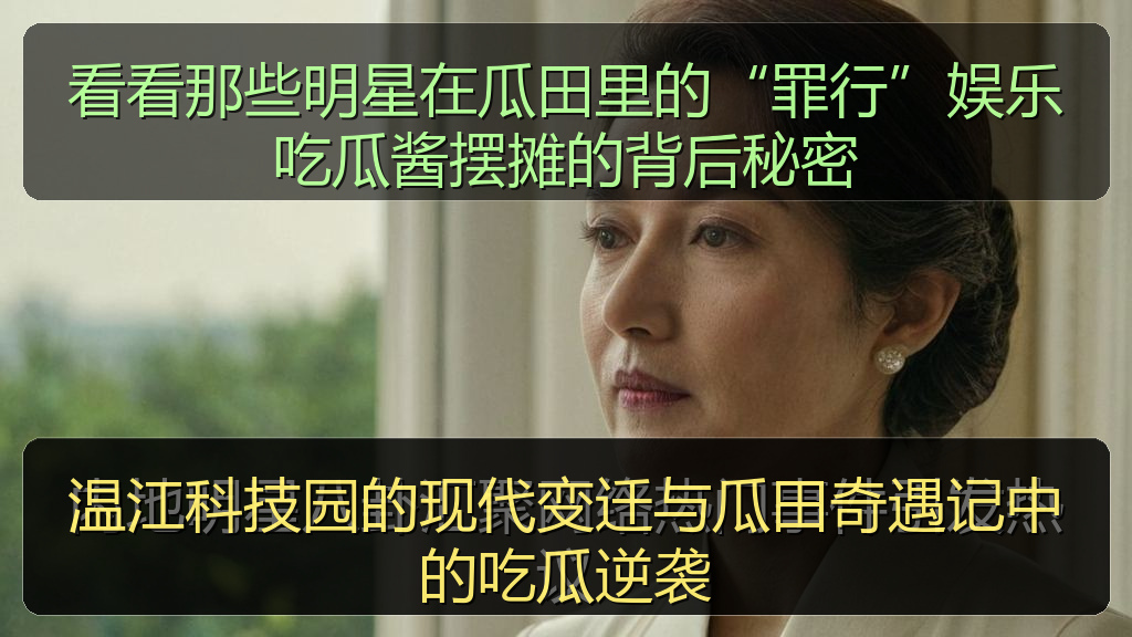 擦边短剧 - 温江科技园的现代变迁与瓜田奇遇记中的吃瓜逆袭