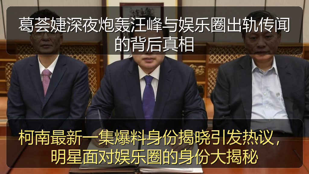 葛荟婕深夜炮轰汪峰与娱乐圈出轨传闻的背后真相