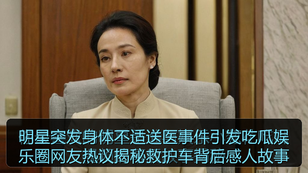 明星突发身体不适送医事件引发吃瓜娱乐圈网友热议揭秘救护车背后感人故事