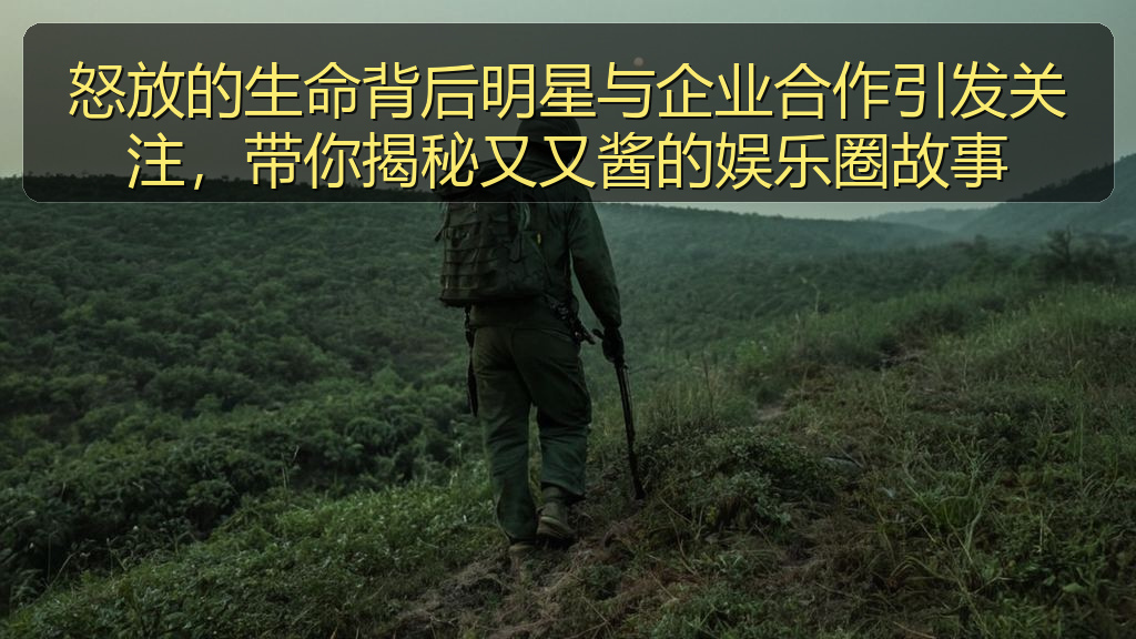 怒放的生命背后明星与企业合作引发关注，带你揭秘又又酱的娱乐圈故事