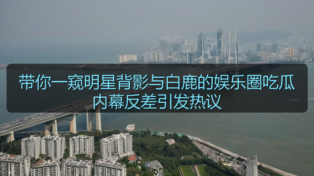 带你一窥明星背影与白鹿的娱乐圈吃瓜内幕反差引发热议