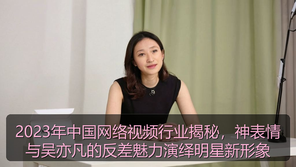 2023年中国网络视频行业揭秘，神表情与吴亦凡的反差魅力演绎明星新形象